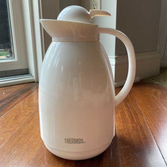White Thermos Thermal Carafe - glass lined - Picture 2 of 7